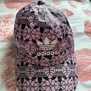 Adidas lavender pattern nylon hat